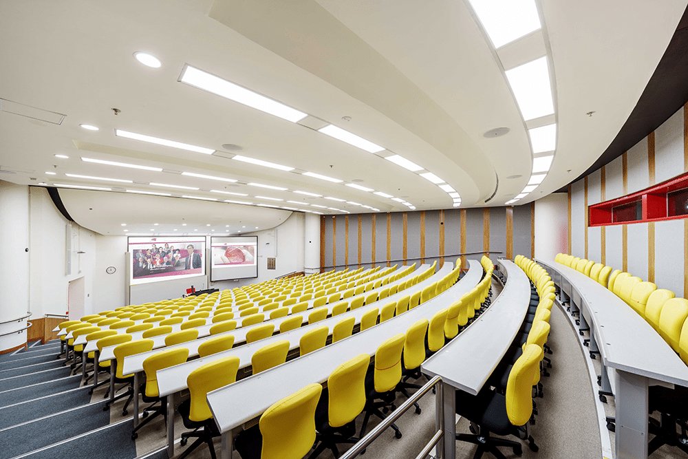 Bose Professional lecture hall. University of Hong Kong.